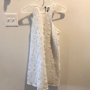 🌹 EUC Design Lab Lord &Taylor XS White Mini Dress